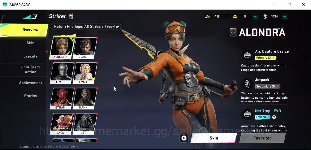 Blood Strike Accounts Collab Skin ASIA|Ultra [Origin-12 Thunder,URB Asura,INP-9 Molten]|Legend Melee [Katana Infernal]|16 3
