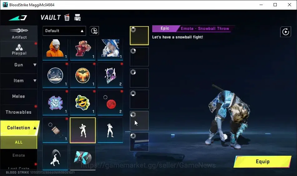 Blood Strike Accounts ASIA|Starter|Collab 7DS[M700-Elizabeth]|Collab EVA image 16