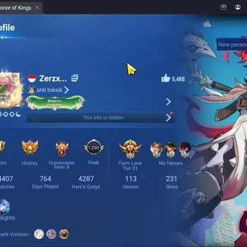 Honor of Kings Accounts Rare Skin Global|104H 72S|SXD Dyadia,HouYi|LG Lam,DianWe,LiXin,LiBai,Musashi|SS HouYi|SH