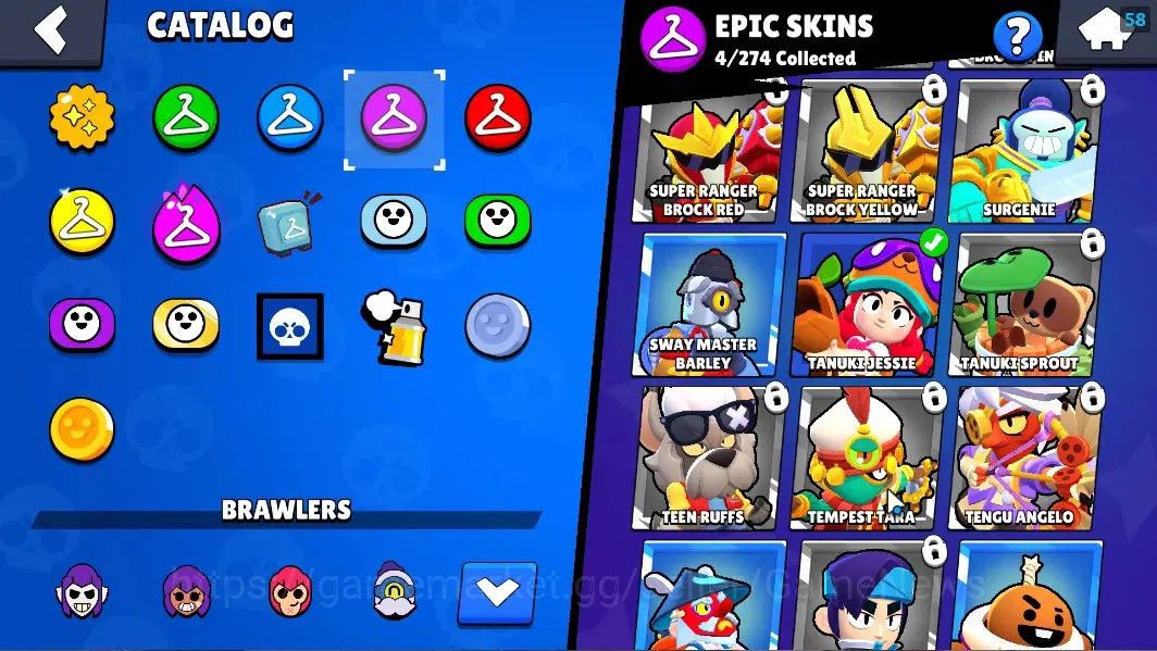Brawl Stars Accounts 5750 Trophy|22Brawlers 3 Max Lvl[Shelly,Colt,Penny image 15
