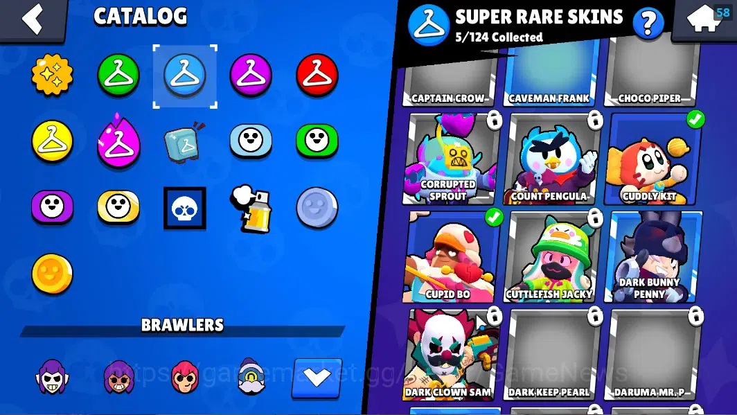 Brawl Stars Accounts 5750 Trophy|22Brawlers 3 Max Lvl[Shelly,Colt,Penny image 17