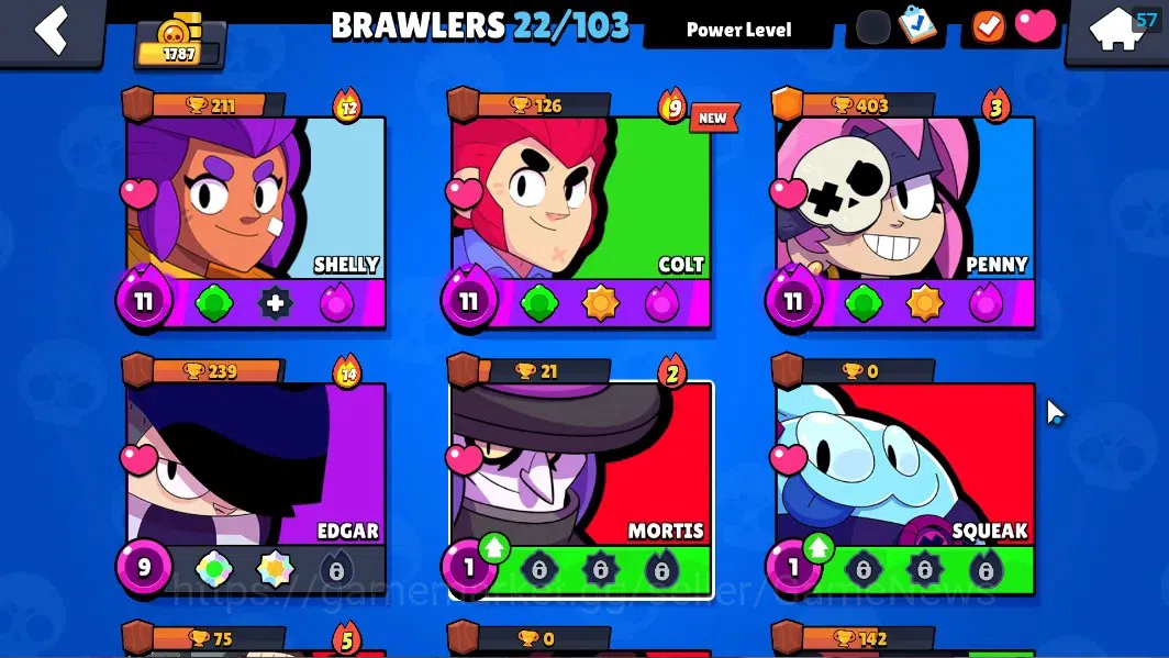 Brawl Stars Accounts 5750 Trophy|22Brawlers 3 Max Lvl[Shelly,Colt,Penny image 7