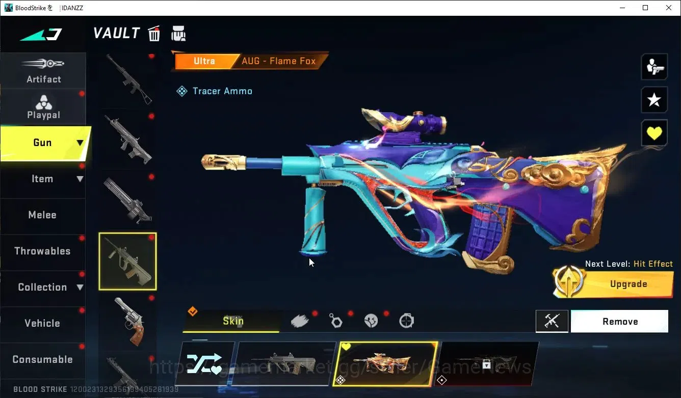 Blood Strike Accounts Collab Skin ASIA|ETERNAL DeAgle-Scorpion+Collab 7DS[M700-Elizabeth,AK47,KArl98,QBZ95],EVA-MCX,Anniv 15