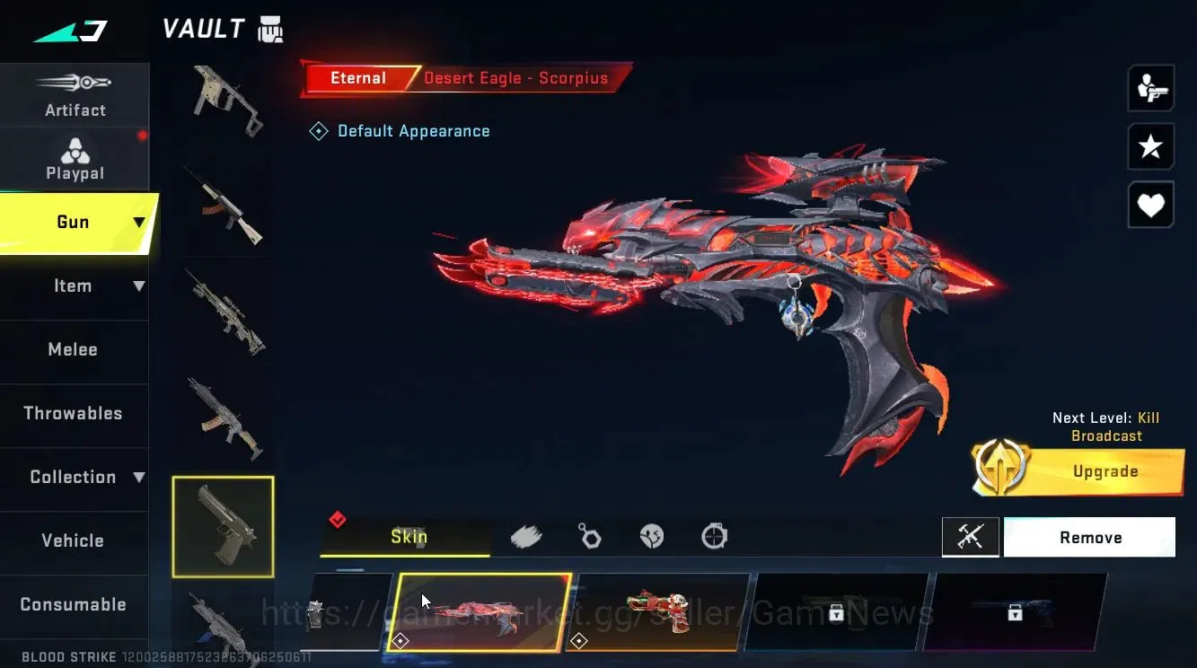 Blood Strike Accounts ASIA|ETERNAL DEagle-Scorpius Lv2 | ULTRA [EMMA-Pit image 18