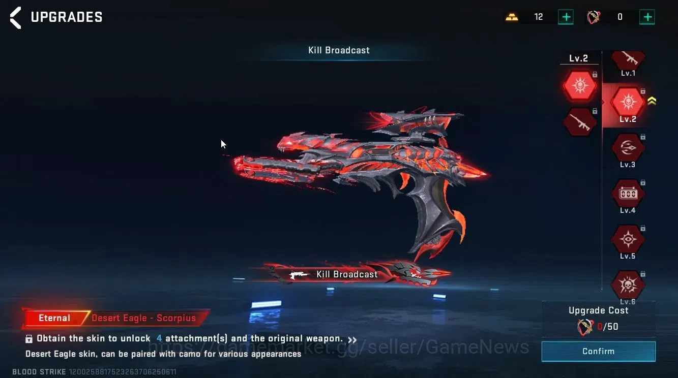 Blood Strike Accounts ASIA|ETERNAL DEagle-Scorpius Lv2 | ULTRA [EMMA-Pit image 19