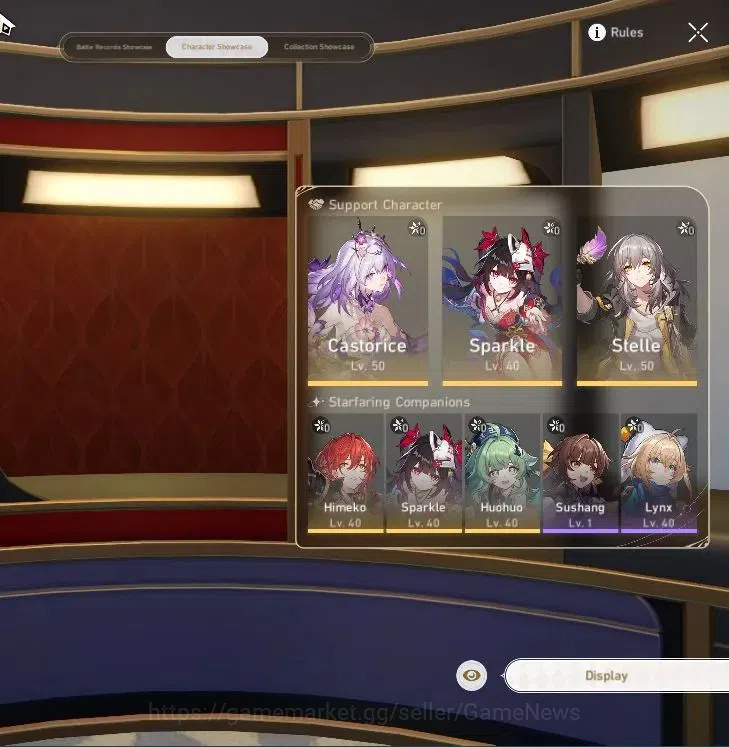 Honkai Star Rail Accounts Asia | TL 36 | 3 Limited | Castorice,Sparkle,Huohu image 2