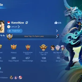 Honor of Kings Accounts Rare Skin Global|108H 73S|3 Legend:Angela,Di Renjie,Lady