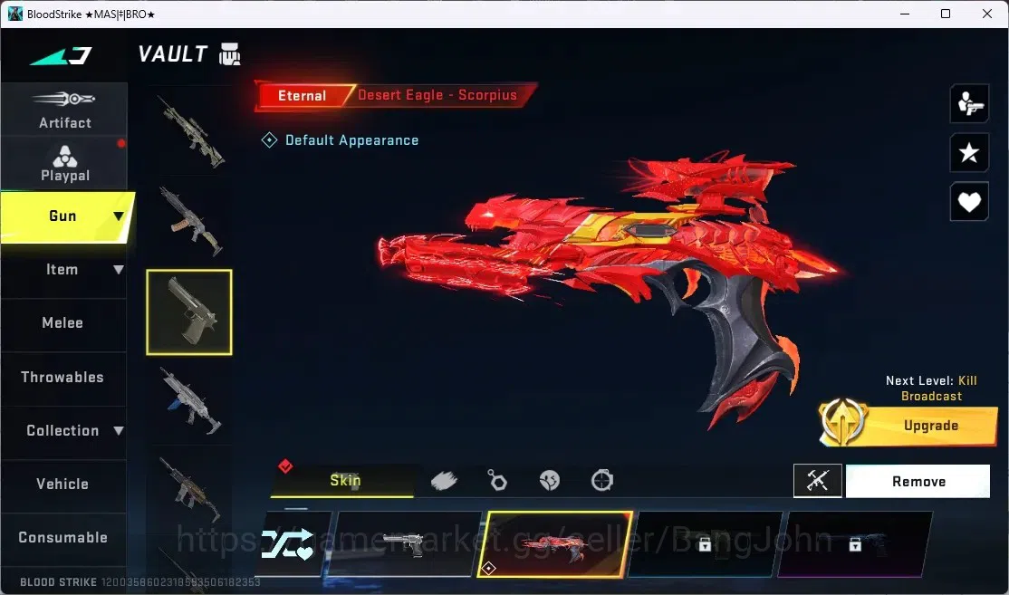 Blood Strike Accounts ASIA | ETERNAL: AUG - Empyrean | 3 Collab Guns |1  image 3