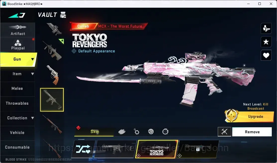 Blood Strike Accounts ASIA | ETERNAL: AUG - Empyrean | 3 Collab Guns |1  image 5