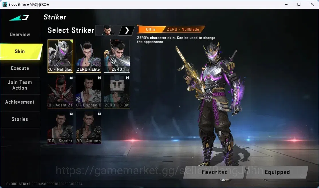 Blood Strike Accounts ASIA | ETERNAL: AUG - Empyrean | 3 Collab Guns |1  image 9