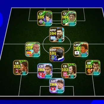 eFootball Accounts Legends & Iconic Players COLECTIVE 3201+ | G BATISTUTA ANOMALI x BEBETO x BIG TIME MAKALELE x LIONEL