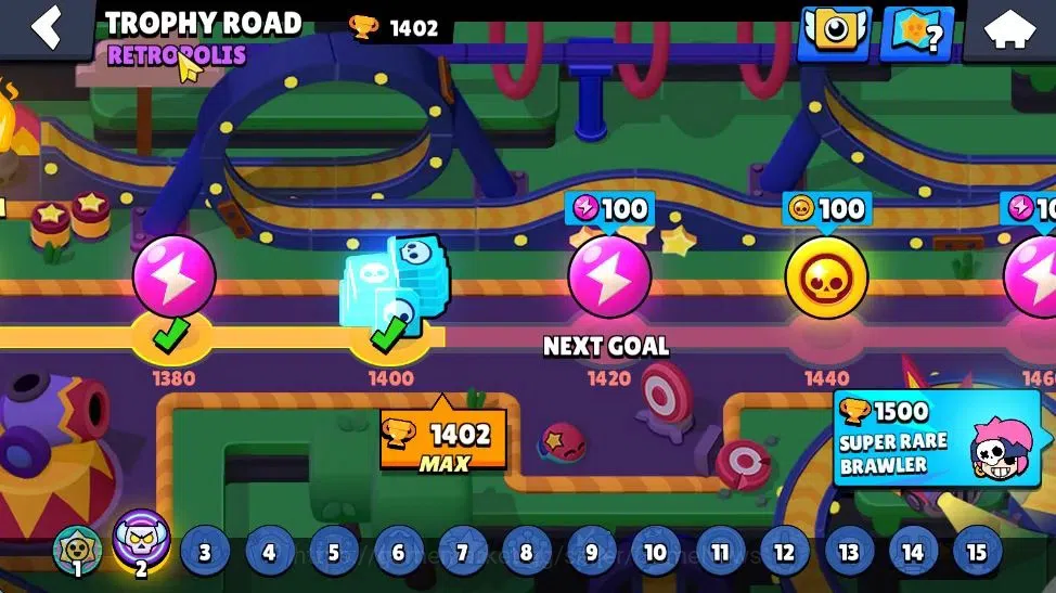 Brawl Stars Accounts 1402 Trophy| 24 Brawler 2 Max Lvl [BO,Edgar] | 639 image 5