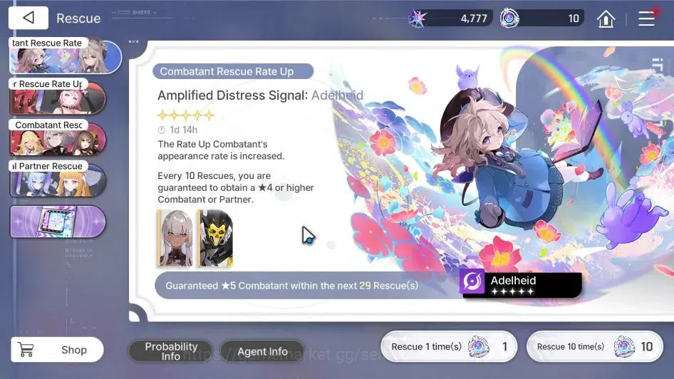 Chaos Zero Nightmare Accounts GLOBAL|4,7K Cryst+1 Omega|6 SSR[(HeidemarieM2)+Sig image 16