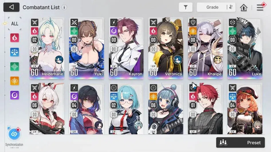 Chaos Zero Nightmare Accounts GLOBAL|4,7K Cryst+1 Omega|6 SSR[(HeidemarieM2)+Sig image 5