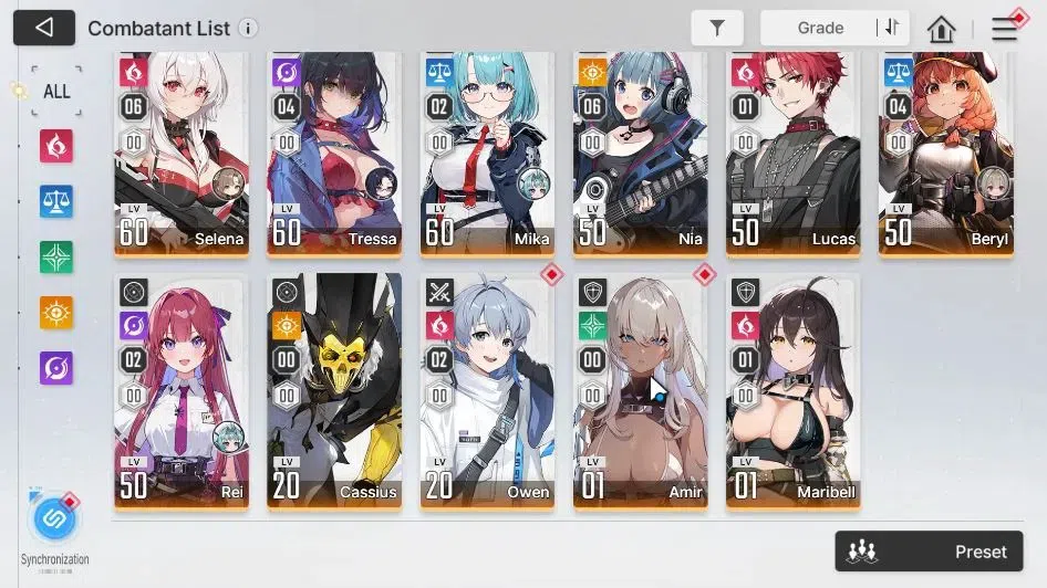 Chaos Zero Nightmare Accounts GLOBAL|4,7K Cryst+1 Omega|6 SSR[(HeidemarieM2)+Sig image 6