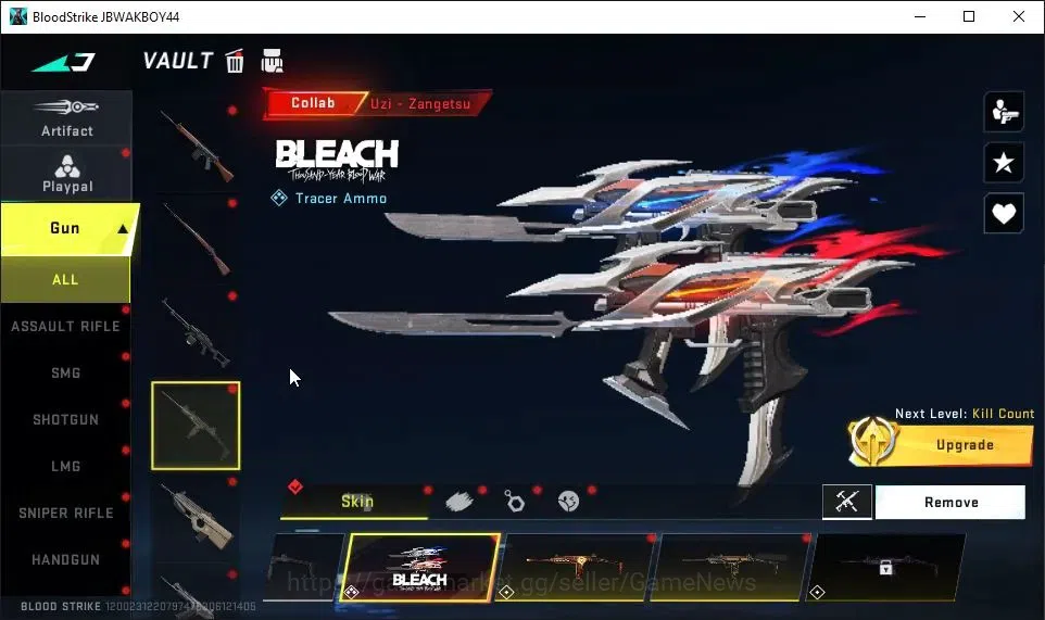 Blood Strike Accounts ASIA|Collab BLEACH[Toshrio,Melee Zanpakuto,Uzi-Zan image 10