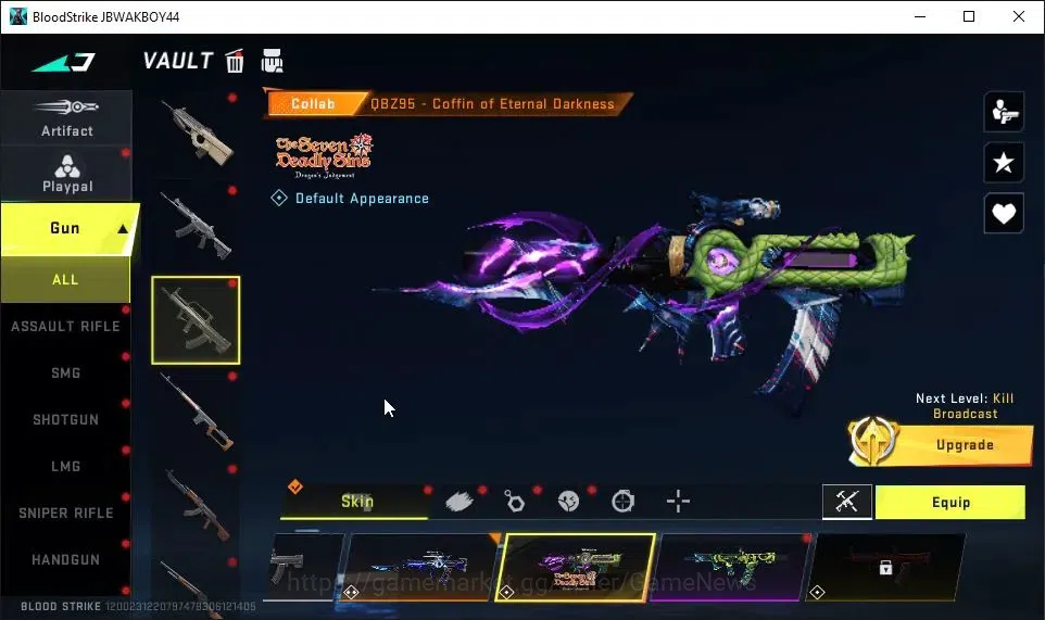 Blood Strike Accounts ASIA|Collab BLEACH[Toshrio,Melee Zanpakuto,Uzi-Zan image 8