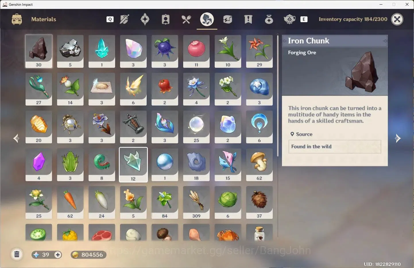 Genshin Impact Accounts Others ASIA | AR 28 | 1 Limit+1 Charsdt | Citlali |MC Female | TakeMail Check SS GI360B 7