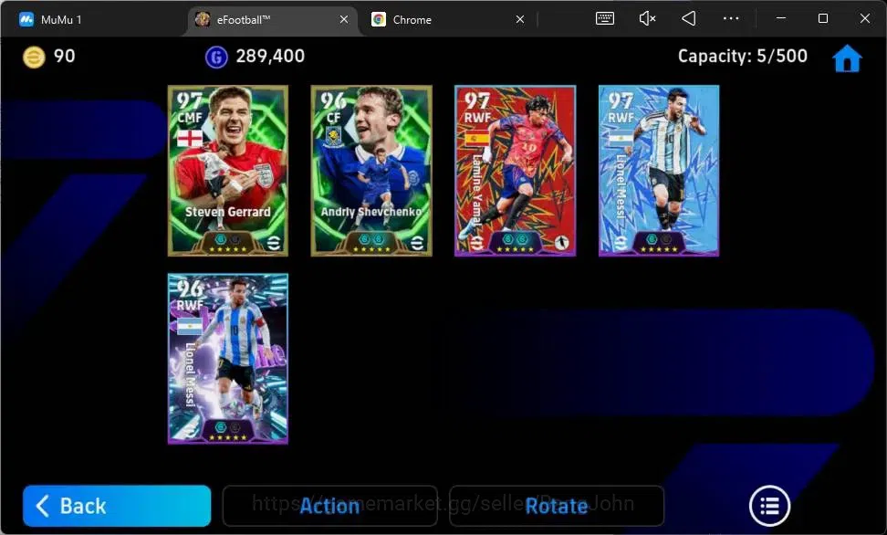eFootball Accounts Mobile|PW 3103|Epic Gerrard, Shevchenko|Showtime Y image 3