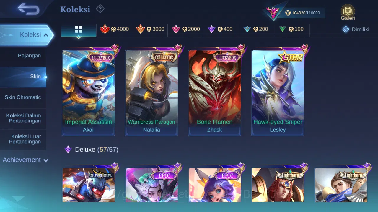 Mobile Legends: Bang Bang Accounts Hero 132 Skin 440 | Prime Claude | Luckybox Akai, image 3