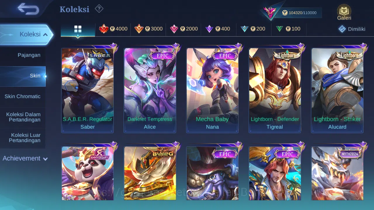 Mobile Legends: Bang Bang Accounts Hero 132 Skin 440 | Prime Claude | Luckybox Akai, image 4