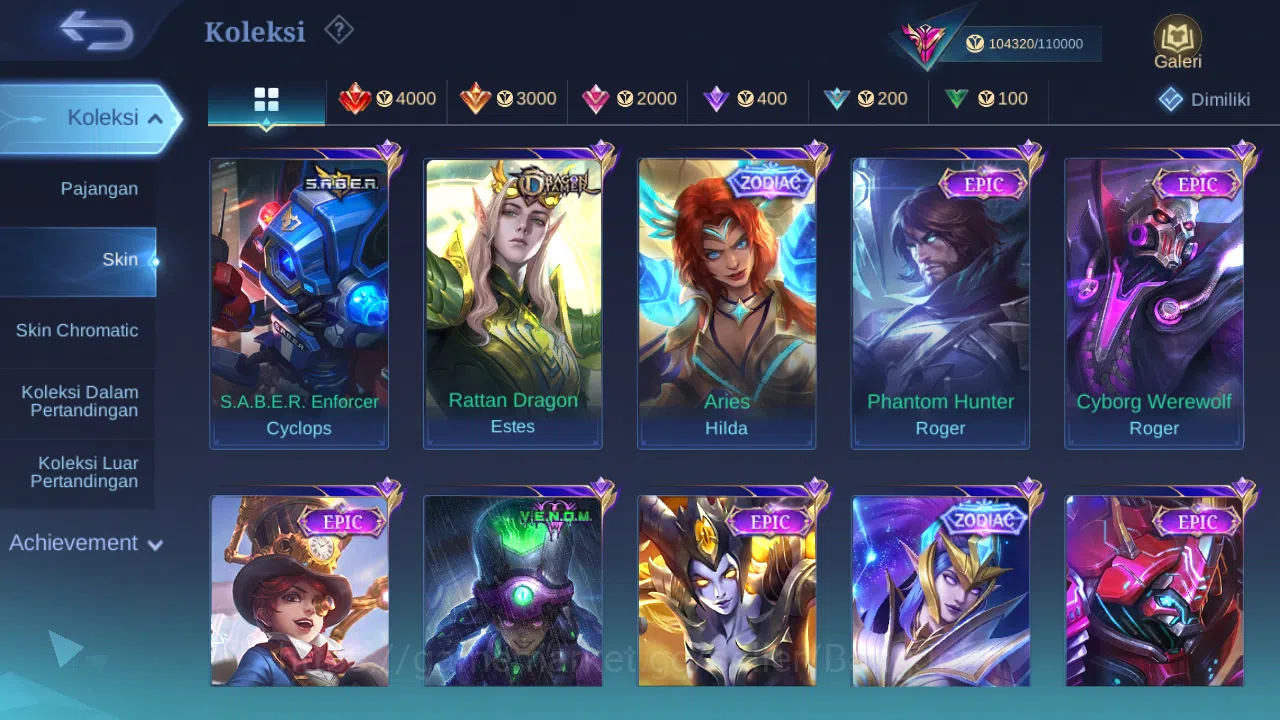 Mobile Legends: Bang Bang Accounts Hero 132 Skin 440 | Prime Claude | Luckybox Akai, image 8