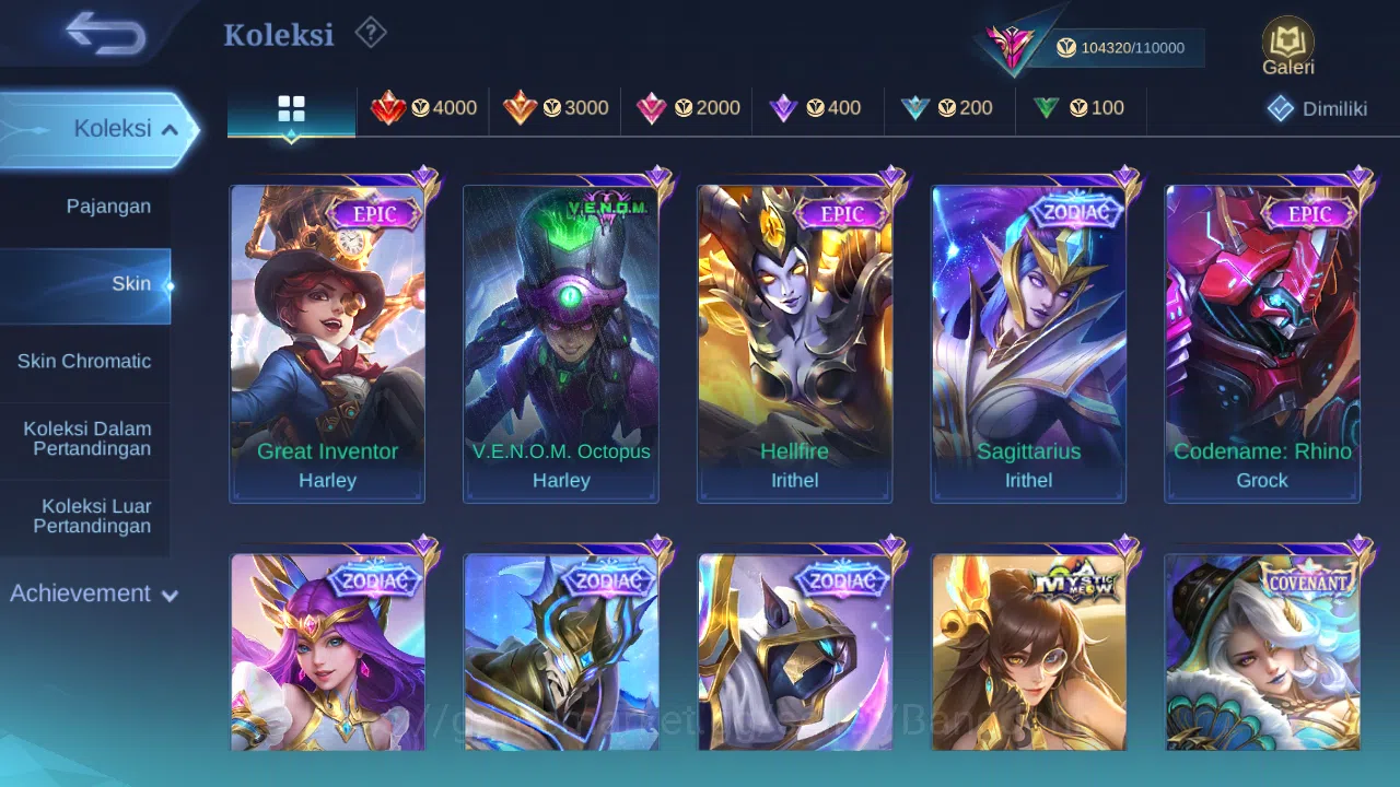 Mobile Legends: Bang Bang Accounts Hero 132 Skin 440 | Prime Claude | Luckybox Akai, image 9