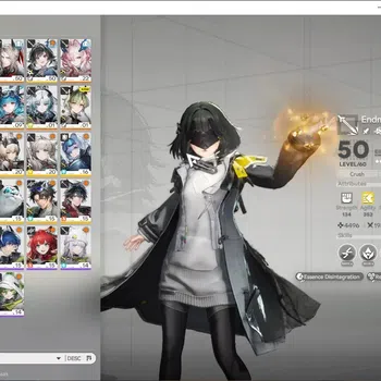 Arknights: Endfield Accounts Asia|Lv55|7 SSR(2 Limited)+13(*6Weapon)|(Mi Fu,Arcane+Sign)|13k Oro|1 Char Selector+3 Wp