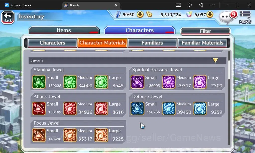 Bleach: Brave Souls Accounts [GLOBAL]6K Orbs+Fresh All Story|TYBW26[Momo,Shinji image 10