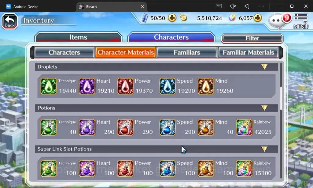Bleach: Brave Souls Accounts [GLOBAL]6K Orbs+Fresh All Story|TYBW26[Momo,Shinji image 11