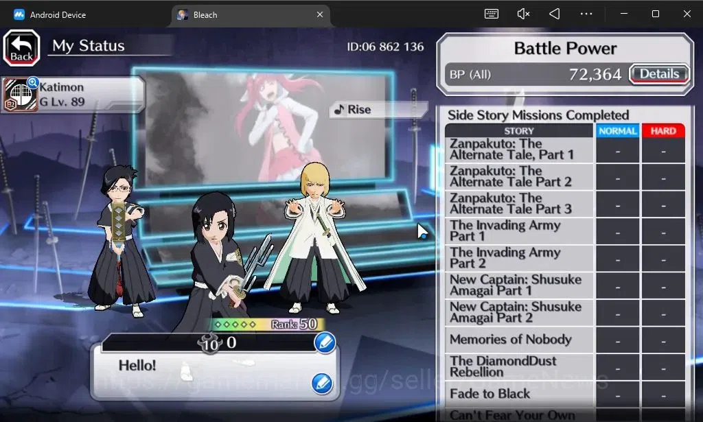 Bleach: Brave Souls Accounts [GLOBAL]6K Orbs+Fresh All Story|TYBW26[Momo,Shinji image 5