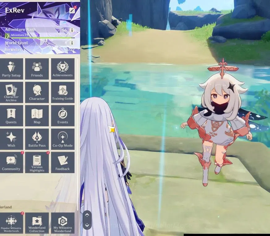 Genshin Impact Accounts Others ASIA|AR 56|8 Limit+3(*5 Wpn)|Skirk 1