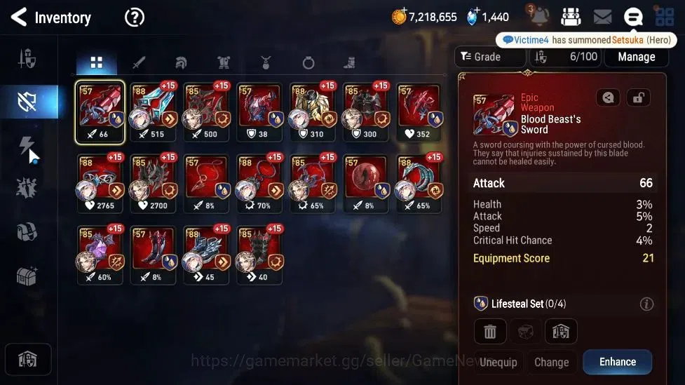 Epic Seven Accounts GLOBAL Unverif|New Era| 2 ML (Rhiana N Luciel,Judg image 15