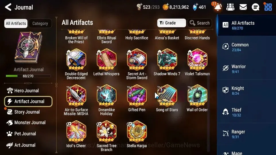 Epic Seven Accounts GLOBAL Unverif|10 ML(Notos,Salome,NM Luna,Zio,Etc) image 10