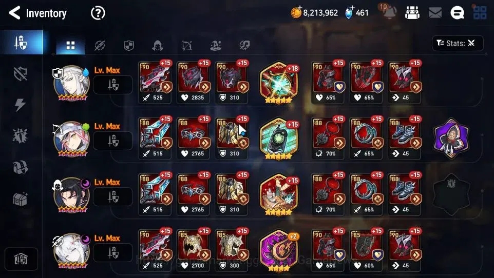 Epic Seven Accounts GLOBAL Unverif|10 ML(Notos,Salome,NM Luna,Zio,Etc) image 15