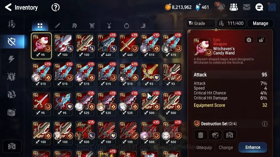 Epic Seven Accounts GLOBAL Unverif|10 ML(Notos,Salome,NM Luna,Zio,Etc) image 16