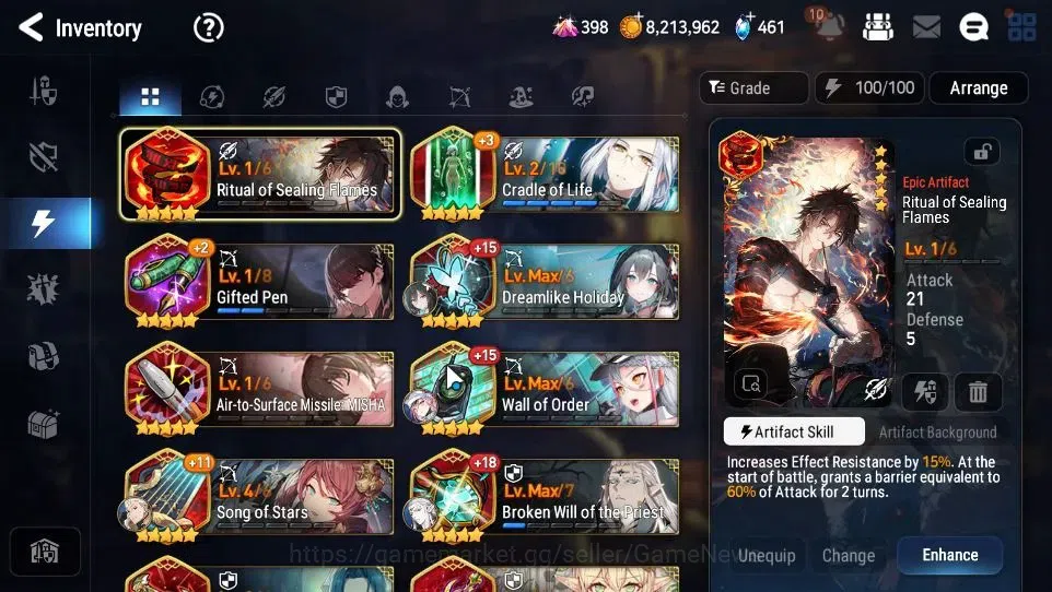 Epic Seven Accounts GLOBAL Unverif|10 ML(Notos,Salome,NM Luna,Zio,Etc) image 17