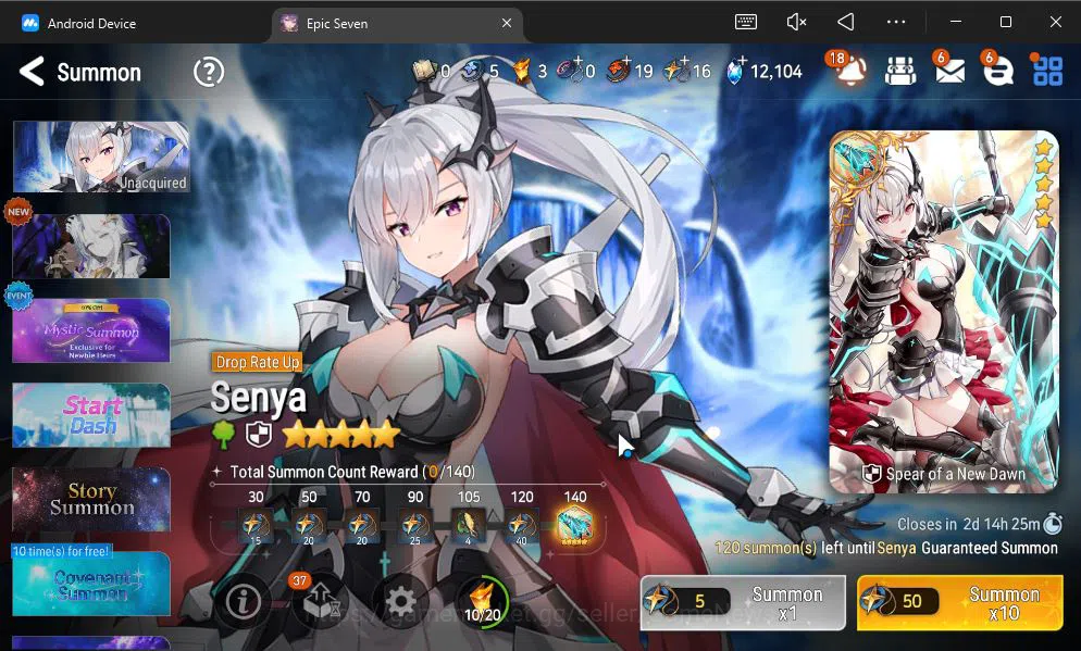 Epic Seven Accounts GLOBAL Unverif|NEW ERA|6 ML(Salome,DB Senya,Har Se image 17