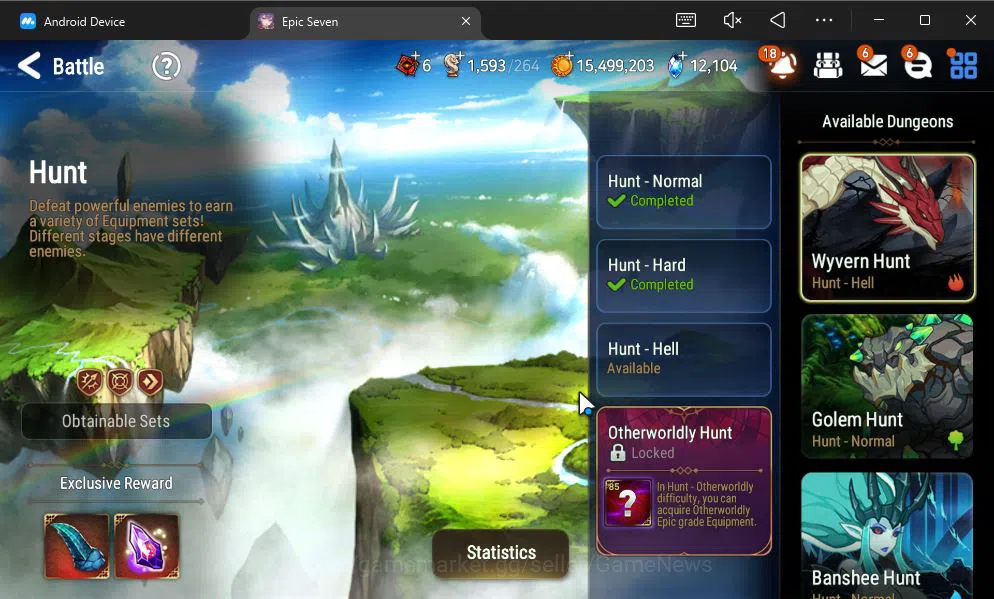 Epic Seven Accounts GLOBAL Unverif|NEW ERA|6 ML(Salome,DB Senya,Har Se image 18