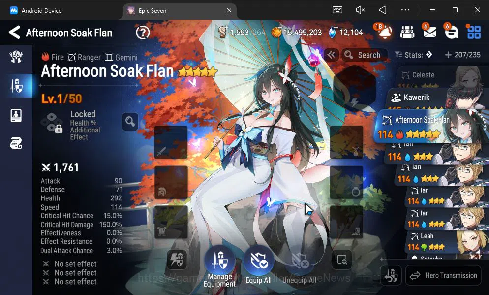 Epic Seven Accounts GLOBAL Unverif|NEW ERA|6 ML(Salome,DB Senya,Har Se image 4