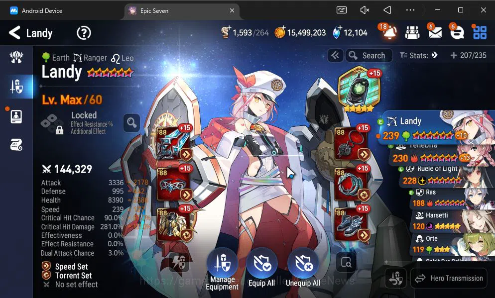 Epic Seven Accounts GLOBAL Unverif|NEW ERA|6 ML(Salome,DB Senya,Har Se image 7