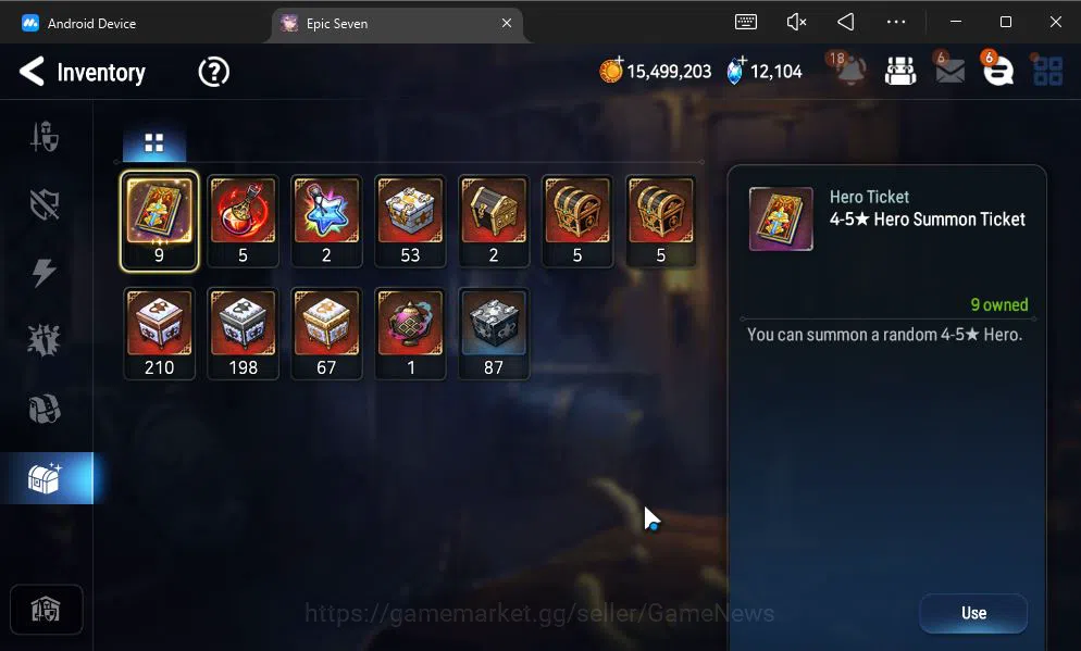 Epic Seven Accounts GLOBAL Unverif|NEW ERA|6 ML(Salome,DB Senya,Har Se image 8