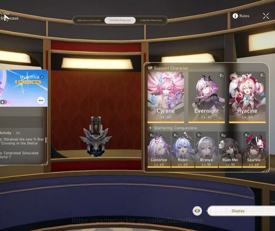 Honkai Star Rail Accounts Asia|TL 50|Casto Prem Team|10 Limited|Hyacine+Sign image 2