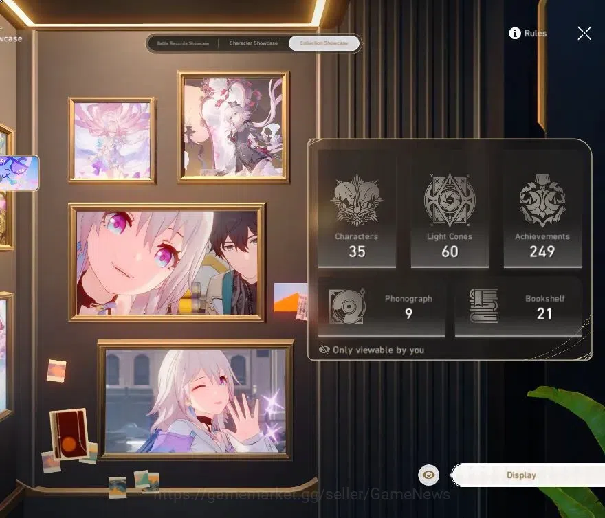 Honkai Star Rail Accounts Asia|TL 50|Casto Prem Team|10 Limited|Hyacine+Sign image 3