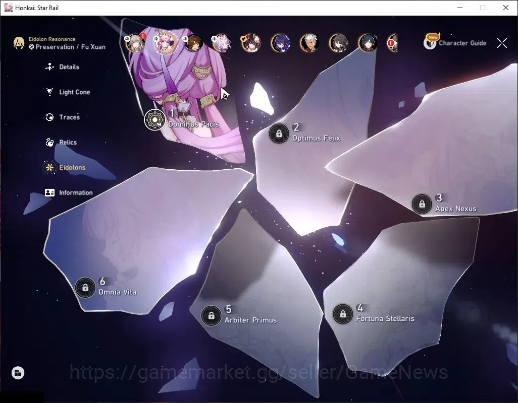 Honkai Star Rail Accounts Asia|TL 65|8 Limited|[Castorice,Seele,Sparkle,Fu X image 5