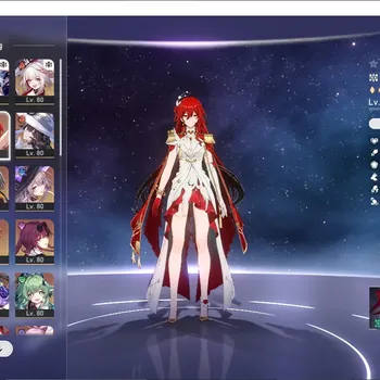 Honkai Star Rail Accounts Others Asia|TL 70|1 PremTeam|27 Limited (9 Char With Signature LC) Himeko