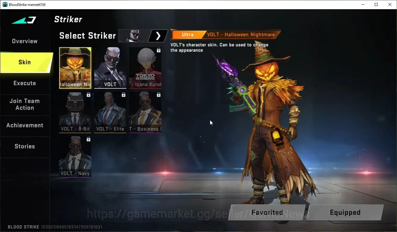 Blood Strike Accounts ASIA |Collab 7DS [QBZ95-Darkness] + 1 ULTRA [VOLT- image 3