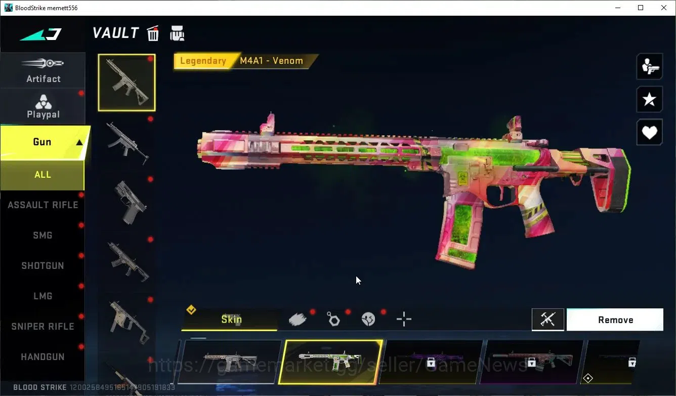Blood Strike Accounts ASIA |Collab 7DS [QBZ95-Darkness] + 1 ULTRA [VOLT- image 5