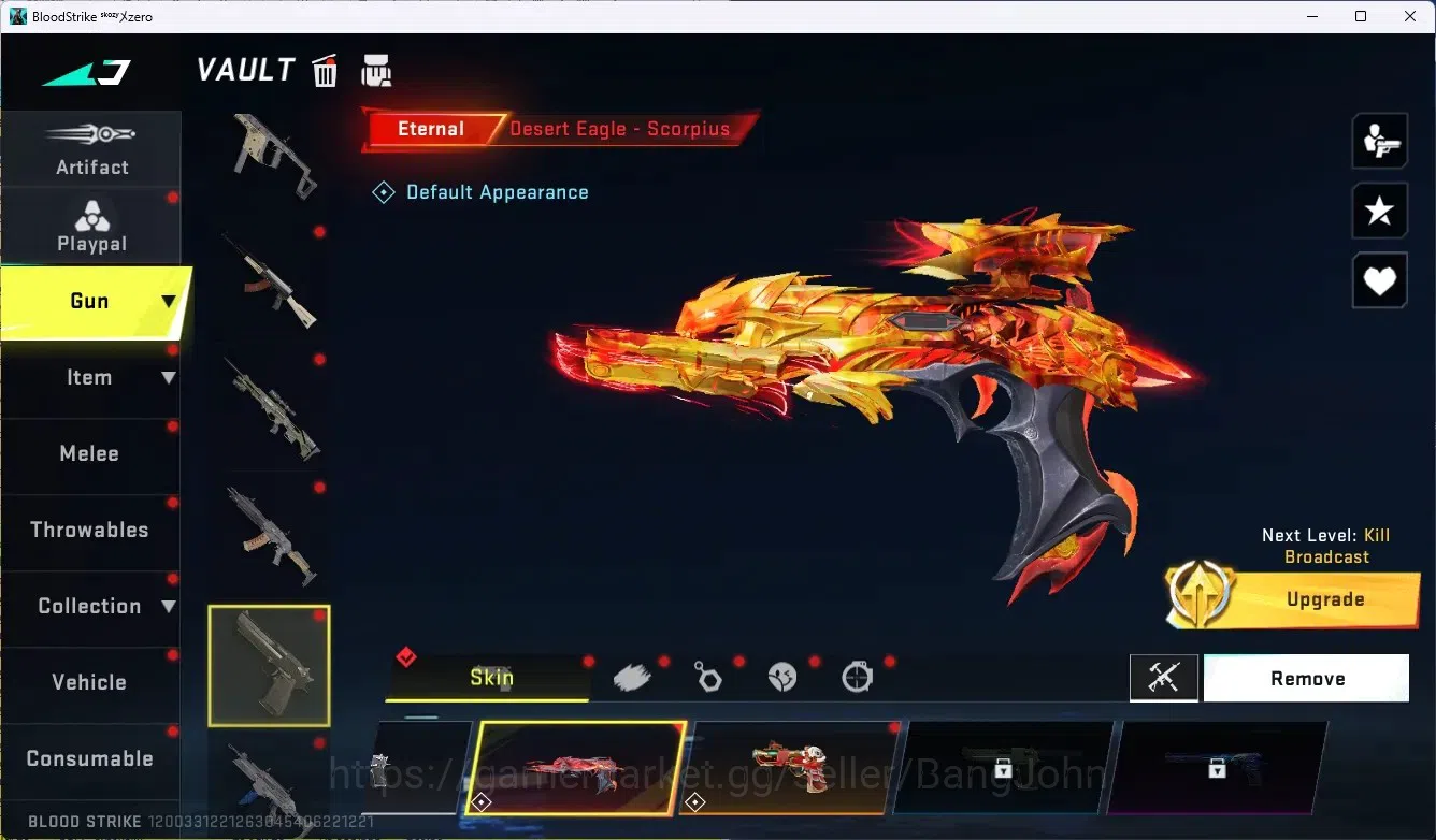 Blood Strike Accounts ASIA |Ultra Melee Katar-Claw|Eternal : De-Scorpius image 5