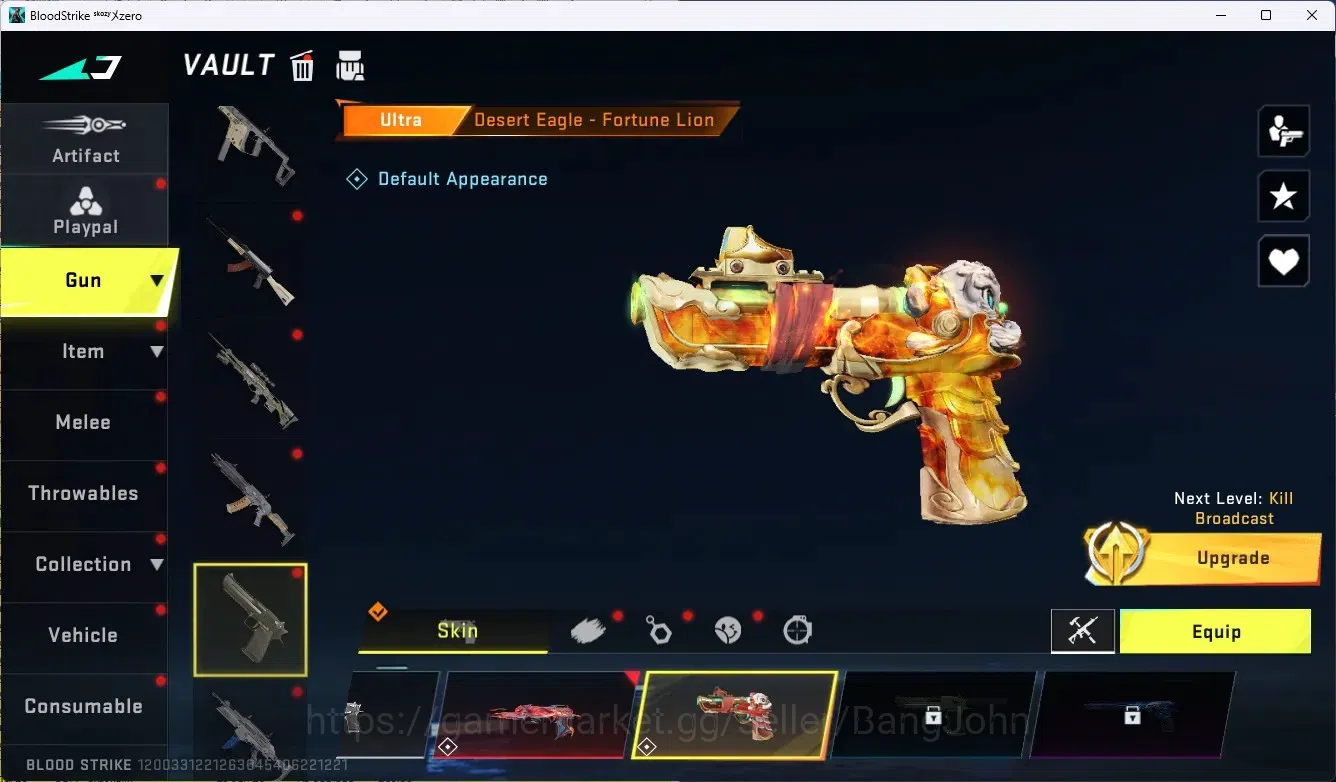 Blood Strike Accounts ASIA |Ultra Melee Katar-Claw|Eternal : De-Scorpius image 6
